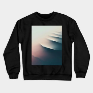 Ocean vibes waves pattern Crewneck Sweatshirt